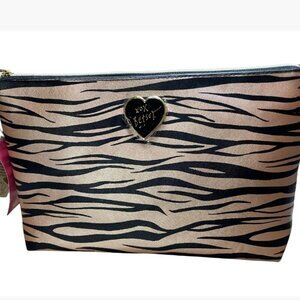 Betsey Johnson T-Bottom Pouch and Charging Crossbody Wristlet, Micro USB Cable